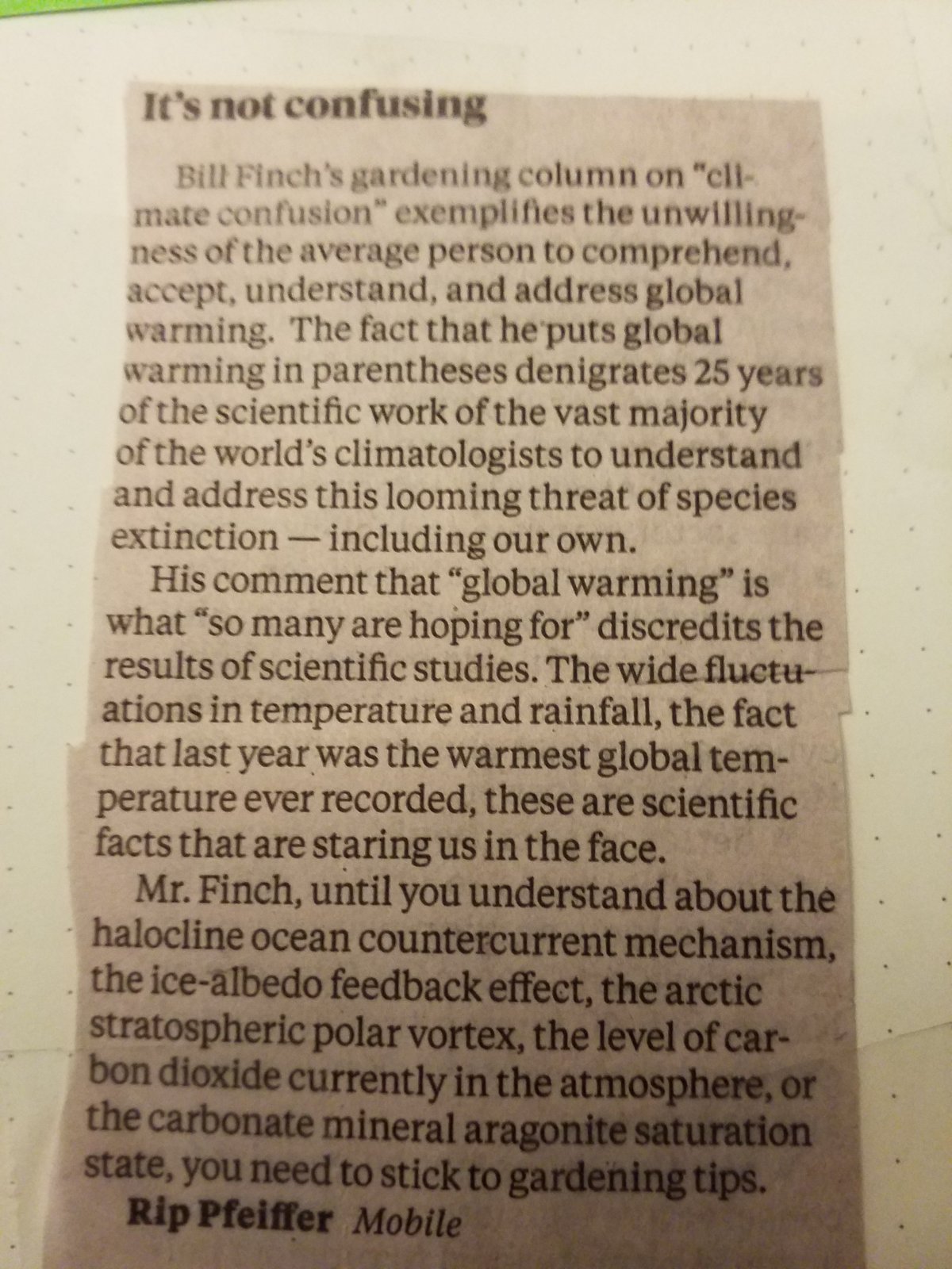 Further clippings from&nbsp;Alabama